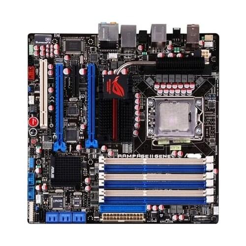 Asus Rampage II Gene DDR3 LGA 1366 X58 Desktop Motherboard for I7 cpu 24GB USB2.0 USB3.0 motherboard