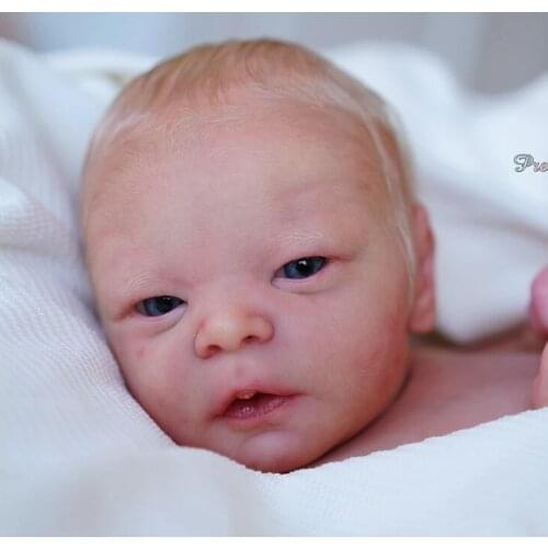 Bebe reborn kit Darren 17 Inches Reborn Baby Vinyl Doll Kit Unpainted Unassembled Doll Parts DIY Blank Reborn Doll Kit