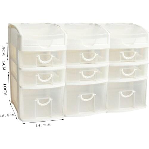 Translucent Drawer Type Storage Drawers Student Dormitory Make-up Storage Box Tape Stationery Desk Shelf Tape Drawer Organizer