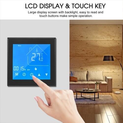 WiFi smart termostato wifi Temperature Controller LCD Display Week Programmable for Water/Gas Boiler Tuya APP Control Compatible