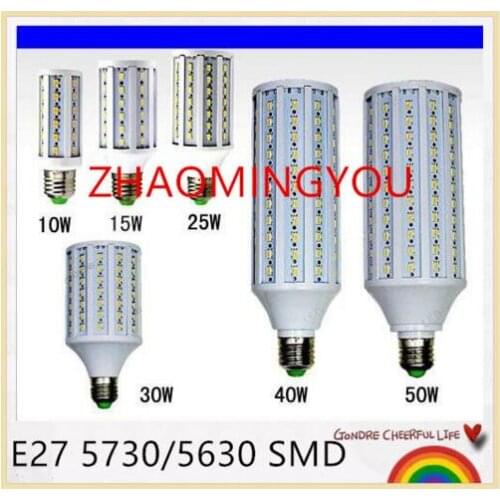 ZHAO Ultra Bright B22 E26 E27 E39 E40 LED Corn Lamp Bulb 110V-240V 50W Dimmable LED Lights Warm Cold White Lighting Bulbs