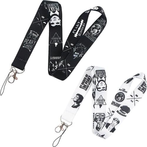 10Pcs Peaky Blinders Neck Strap Cool Lanyard Keychain Cellphone Straps ID Badge Holder DIY Hanging Rope Mobile Accessories