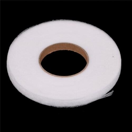 1PC DIY Craft Supply White Interlining Tape For Knitted Fabric Iron On Sewing Patchwork Adhesive Lining Garment 1cm X 64m