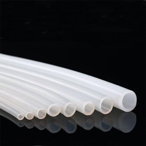 Length 1-20M White color silicone tube soft high temperature resistance water pipe industrial thermal conductive rubber hose
