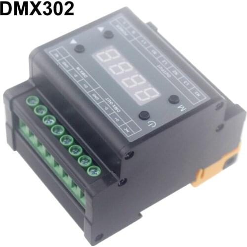 DMX302 3 Channel Triac 220v Led Dmx Dimmer 220v Led Dimmer for Led Lamp 110w/220w Trailing Edge Dimming
