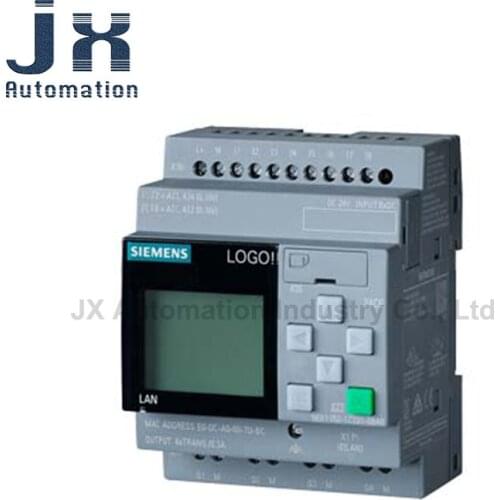 Siemens LOGO 24RCE PLC 8 Intelligent Logic Controller 6ED1052-1HB08-0BA0 Logic Modules with Display