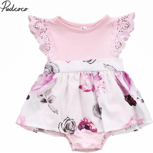 Cute Kid Baby Girl Clothes Toddler Kids Girl 1-6Y Sisters Dress Newborn Baby 0-2Y litter Sisters Romper Sundress Clothes
