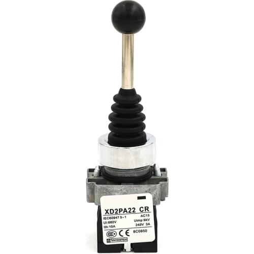 PA12CR 2Positions Latching Maintained Wobble Stick Joystick Switch Two direction lock switch master switch rocker switch