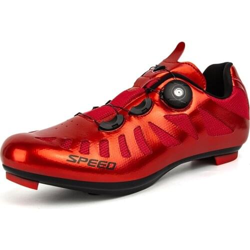 Couple Cycling Shoes Men Road Bicycle Shoes Women Outdoor Sneakers Breathable Comfortable Self-locking Unlocking Bike Shoes
