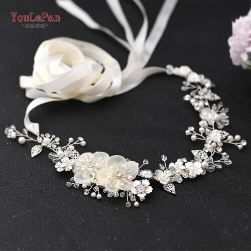 YouLaPan SH275 High Waist Belt Jeweled Belt Formal Dress Belt Silver Sequin Belt Wedding Waist Belts Flower Women Belt