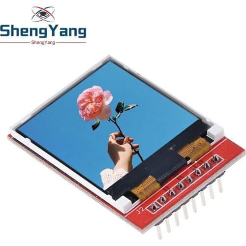 ShengYang 1PCS 5V 3.3V 1.44 inch TFT LCD Display Module 128*128 Color Sreen SPI Compatible For Arduino mega2560 STM32 SCM 51