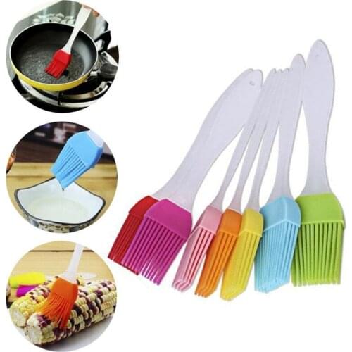 Silicone High Temperature Resistant Professional Outdoor Barbecue BBQ Seasoning Sauces Condiments Oil Brush BBQ kitchen tools
