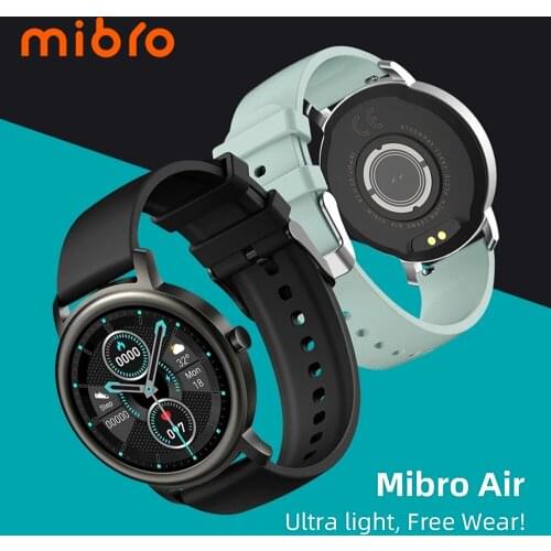 Global Version Mibro Air Smart Watch XPAW001 Fitness Tracker 12 Sports Modes Sleep Heart Rate Monitor Smartwatch Men Women
