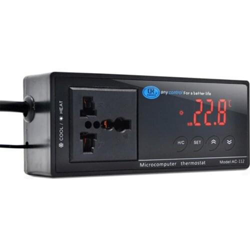 Digital display Thermostat Intelligent Plug-In Universal Socket EU UK US AU Power Plug Aquarium Pet Tank Thermostat Power Strip