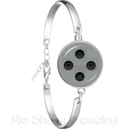 Vintage Video Game Controller Bracelet Cool Men Gaming Gamer Jewelry Gift Retro Controller Gamepad Chain Bangle Gift