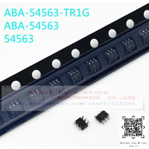 [10pcs]100%New original: ABA-54563-TR1G ABA-54563 54563 - IC RF AMP ISM 0HZ-3.4GHZ SOT363/6-TSSOP/SC-88/SC70
