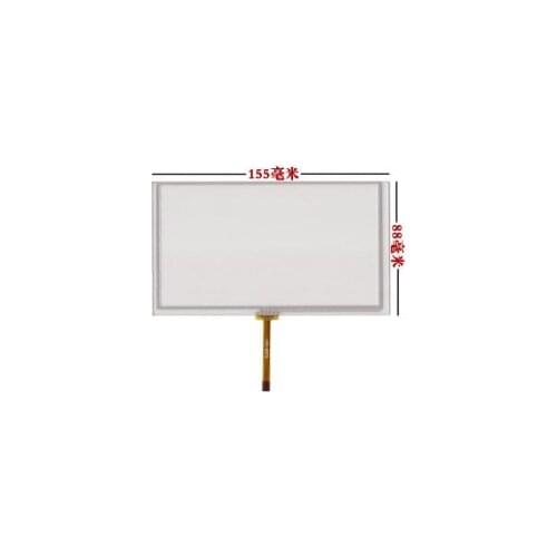 10pcs/lot HSD062IDW1-A00 a01 a02 New 6.2 inch car DVD navigation resistive handwritten touch screen 155*88 mm