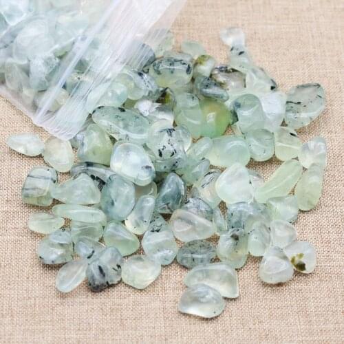 100g Natural Prehnite Quartz Polished Tumbled Stone Grapestone Gravel Mineral Specimen Fish Tank Garden Decoration