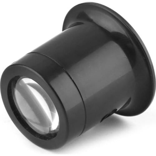 10X Monocular Glass Magnifier Watch Jewelry Repair Tools Loupe Lens Black 652A