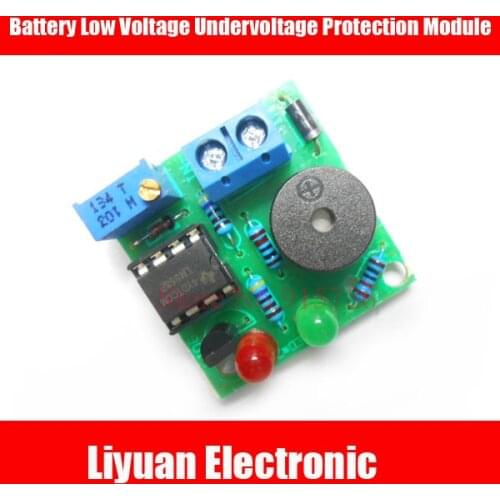 5pcs Battery anti-alarm device / low voltage undervoltage protection module / battery lithium battery power low voltage board