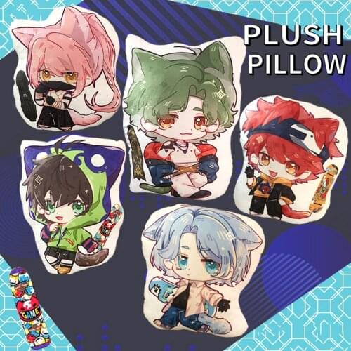 Anime SK8 The Infinity Q Version Manga Peripherals Sofa Cushion Pillow Snow Miya Joe Cartoon Cute Kawaii Stuffed Plush Doll Toys