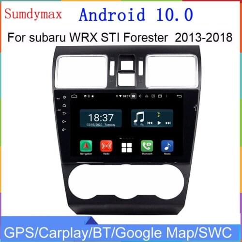 9"IPS octa core android 10 4G RAM 64G ROM car dvd player for subaru WRX XV forester sti 2012-2018 gps glonass bluetooth wifi