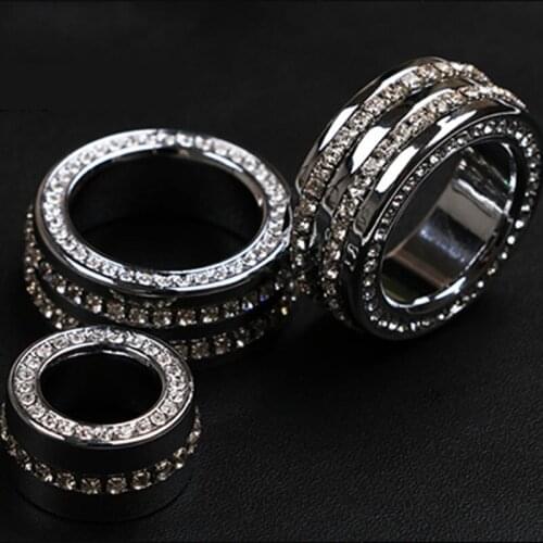 For BMW F30 2012-2019 CD Central Control Knob Cover Car Stickers Interior Car Accessory Accessories Automobiles Parts