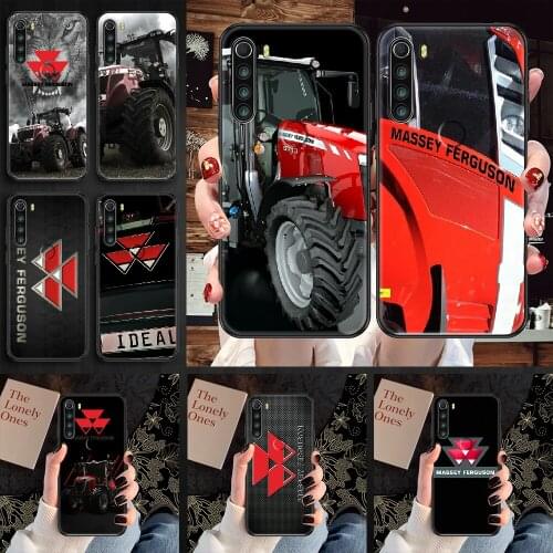 Massey Ferguson Tractors LOGO Phone case For Xiaomi Redmi Note 7 7A 8 8T 9 9A 9S 10 K30 Pro Ultra black luxury funda 3D