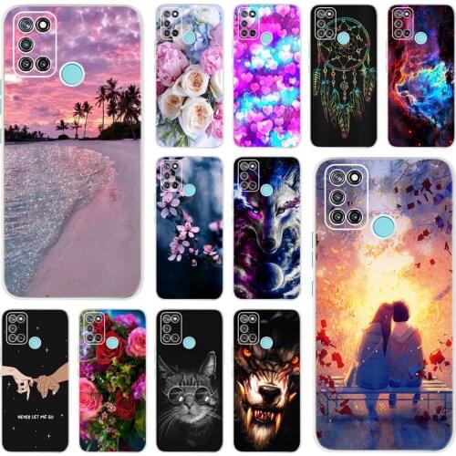 For OPPO Realme 7i Case Sunset Soft Silicon TPU Back Cover For OPPO Realme 7i 7 i RMX2103 Phone Cases Fundas Realme7i Bumper 6.5