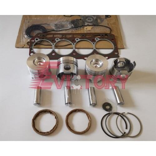 For YANMAR 4TN84 4TN84L overhaul kit + crankshaft + connecting rod
