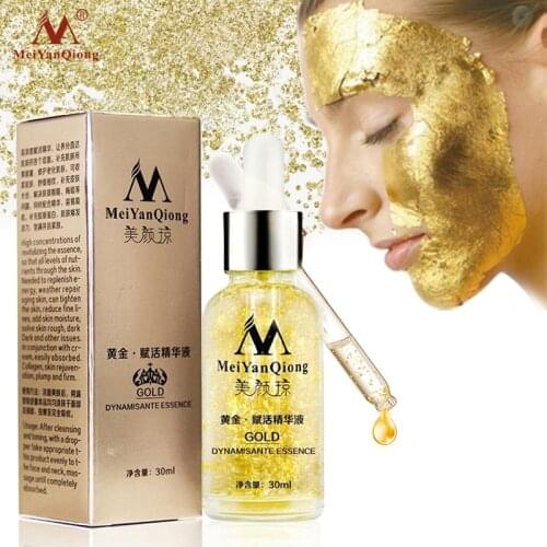 Pure 24K Gold Essence Day Cream Skin Care Anti Wrinkle Face Care Anti Aging Collagen Whitening Moisturizing Hyaluronic Acid
