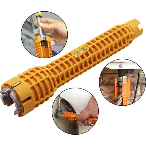 Double End Wrench Faucet Multifunctional Basin Bottom Pliers Bathroom Faucet Installation and Maintenance Tool Socket Wrench