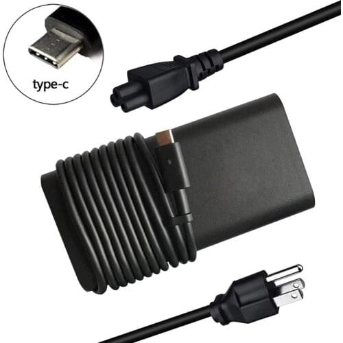 Huiyuan Fit for 90W PD USB Type-C Laptop for Dell LA90PM170 Latitude 5280 5480 5580 7280 7480 7380 0TDK33 TDK33 with USB Type-C