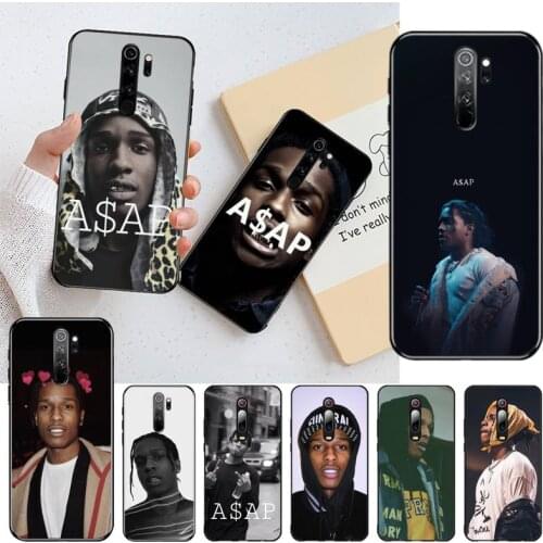 ASAP Rocky Rapper Newly Arrived Black Cell Phone Case for Redmi Note 8 8A 8T 7 6 6A 5 5A 4 4X 4A Go Pro