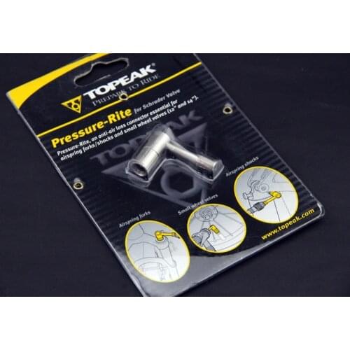 Topeak TSV-01 Pressure-Rite for Schrader Valve Adapter with Internal Check Valve
