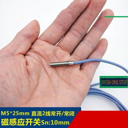 M5 magnet induction DC two-wire normally open/normally closed 12V24V proximity Connector 10mm DC10-30V