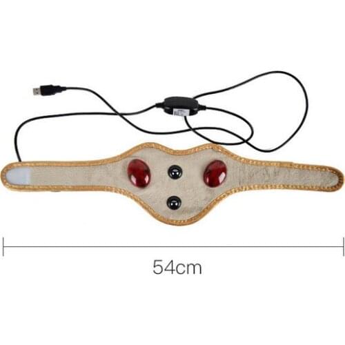 Moxa Moxibustion Neck Massager Far Infrared Heating Magnet Therapy Usb Electric Temp Control Cervical Spine Warming Massage