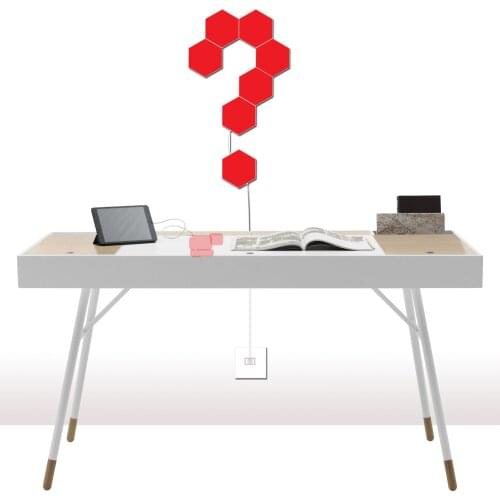 2021 New Product Modular Night Light Hexagonal Lamps Decoration Lights Touch Sensitive and Remote Controlled Lamp for Home