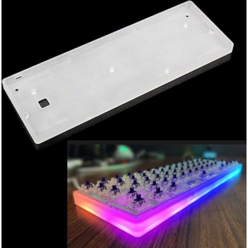 Frosted Acrylic Case Shell PCB Plate For GH60 DZ60 Poker2 60% mini Keyboard