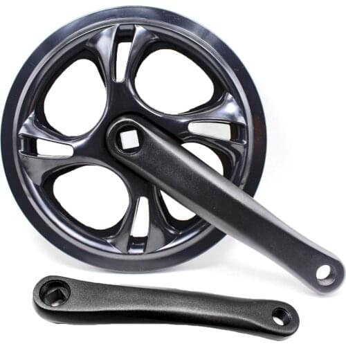 Single Speed 48T 32T 36T 38T 52T 170mm Road Bike Crank Set Bicycle Crankset Hollow Tooth Plate Bike Crank Set Sprocket