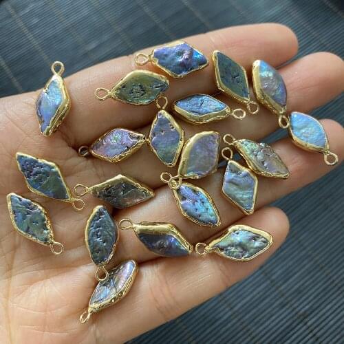 1pcs Wholesale Multicolor Irregular Shape Pendant Freshwater Pearls for Jewelry Making DIY Handmade Accessories Bead Decoration