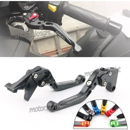 Motorcycle Adjustable Folding Extendable CNC Brake Clutch Levers For Ducati Diavel Carbon XDiavel & XDiavelS 2011-2019