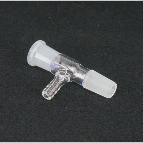 19/26 Joint Female to Male Laborotary Glass Transfer Gas Adapter 11mm hose connection