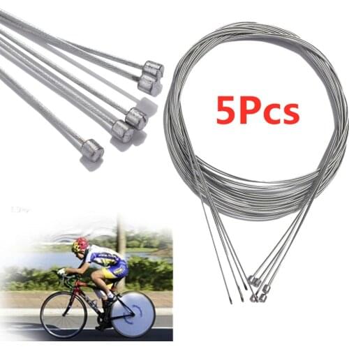 5PCS Bicycle Shift Cables Mountain Road Bike Shift Inner Cable Stainless Steel Derailleur Cable Bike Accessorie