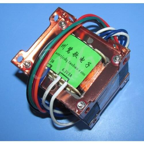 34W tube filament transformer 5V 3A+6.3V 3A, EI66X30 Z11 iron core, copper foil shielding, used for audio equipment