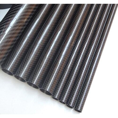 1pcs 3K carbon fiber tube m32mmx30mx700mm high strength 3K rod carbon tube full carbon aircraft model fixed wing