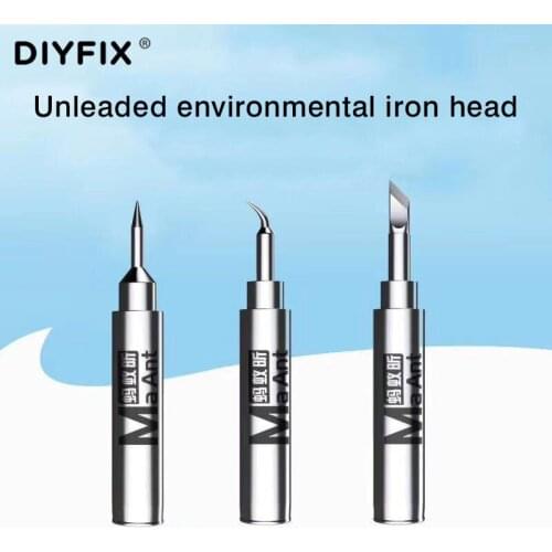 DIYFIX Universal Flying Lead Soldering Iron Tip 900M-I IS SK For 936 Soldering Rework Station Lead-free Welding Repair Hand Tool