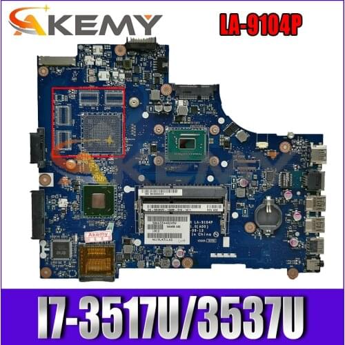 VAW00/01 LA-9104P LA-9101P FOR DELL 15R 2521 3521 5521 Laptop Motherboard CN-0RD7JC 0RD7JC W/ I7-3517U/3537U 100% Fully Tested