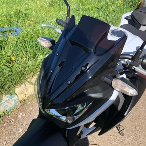 For Kawasaki z250 z300 2013 2014 2015 2016 2017 Motorcycle Accessories Windshield WindScreen Screen Black Smoke Z250 Z300