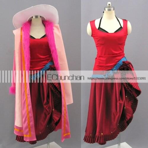 High Quality ONE PIECE Nefertari Vivi Cosplay Costume Halloween Uniform Outfit Full Set Custom-made